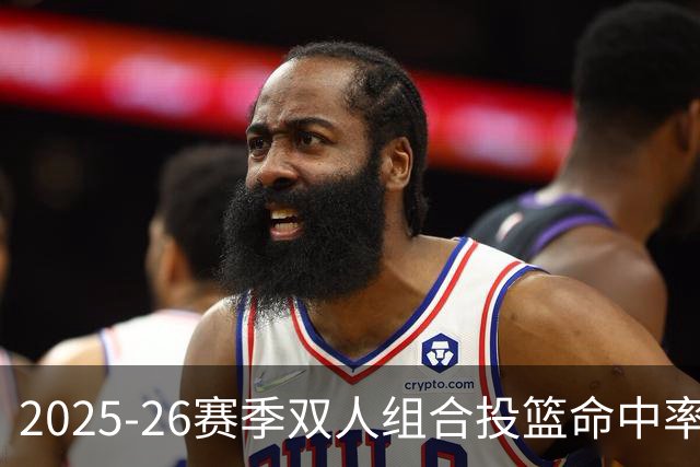 2025-26赛季双人组合投篮命中率统计：默里与约翰逊领跑